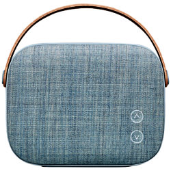 Vifa Helsinki Portable Bluetooth NFC Speaker With Leather Handle Misty Blue